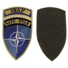VELCRO PATCH "ISAF" - NATO-OTAN - LIKE NEW
