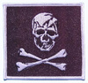 EMBLEMA JOLLY ROGER 85 x 80 MM