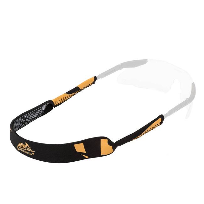 NEOPRENE EYEWEAR RETAINER - HELIKON® - BLACK/ORANGE