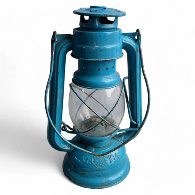 FELINAR DE VANT - METALOGLOBUS - ALBASTRU - SURPLUS MILITAR ARMATA ROMANA - IN STARE BUNA