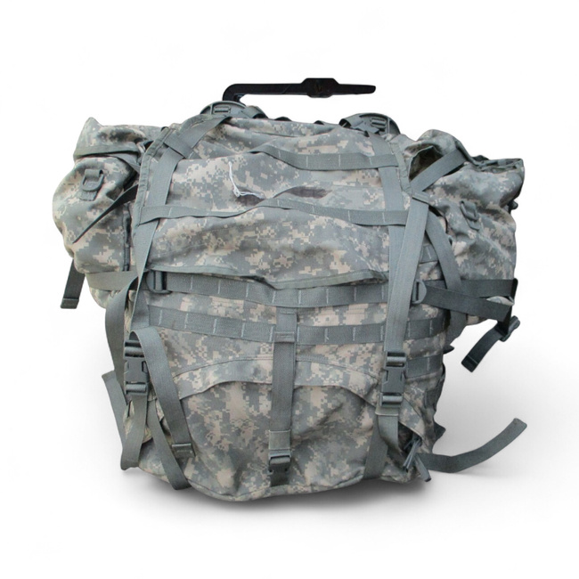 Rucsac Molle II cu cadru metalic extern - Surplus Militar Armata SUA - Camuflaj ACU - Uzat