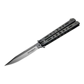 CUTIT DE BUZUNAR MAGNUM BALISONG ALL BLACK