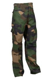 PANTALONI DE COPII US FIELD WOODLAND CAMO