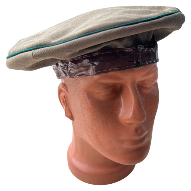 BERETA RARA OFITERI - VANATORI DE MUNTE - SURPLUS MILITAR ARMATA ROMANA - VERDE OD CU BANDA MARO/NEAGRA - IN STARE BUNA