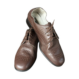 Pantofi de vara pentru barbati - Perioada RSR - Surplus militar armata Romana - Maro - In stare buna 