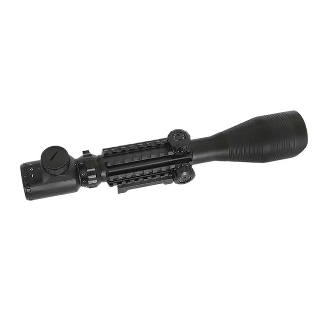 4-12X50EG RIFLESCOPE WITH INTEGRATED MOUNT - BLACK - PCS