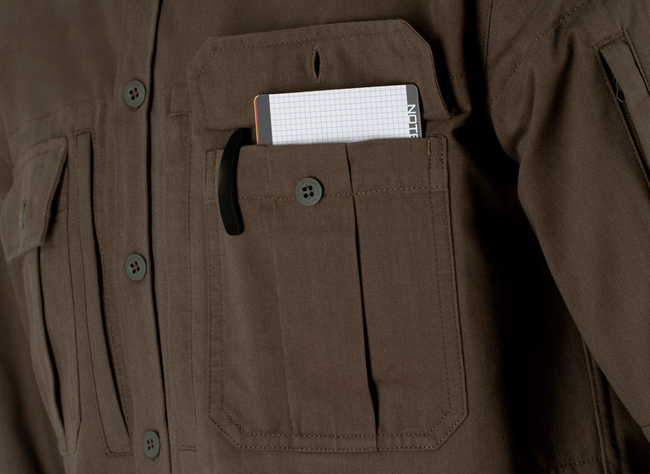 CĂMAȘĂ CU NASTURI PICEA LS - CLAWGEAR® - RAL7013