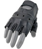 BIKER LEATHER FINGERLESS GLOVES