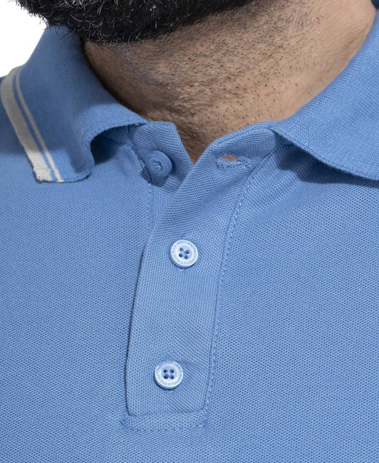 POLO T-SHIRT - ANIKETOS STRIPES - Pentagon® - NAVY BLUE