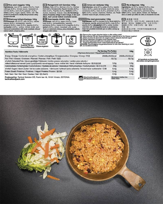 TACTICAL FOODPACK - OREZ SI LEGUME - MILTEC