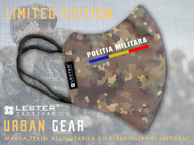 MASK "POLITIA MILITARA" - REUSABLE - LECTER TACTICAL