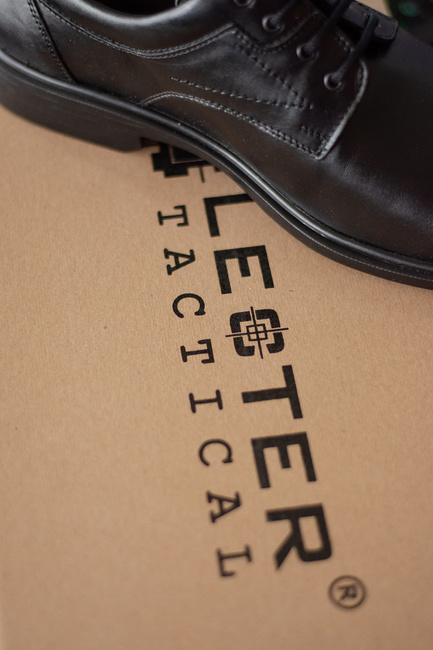 Pantofi iarna culoare neagra piele - Politia Locala