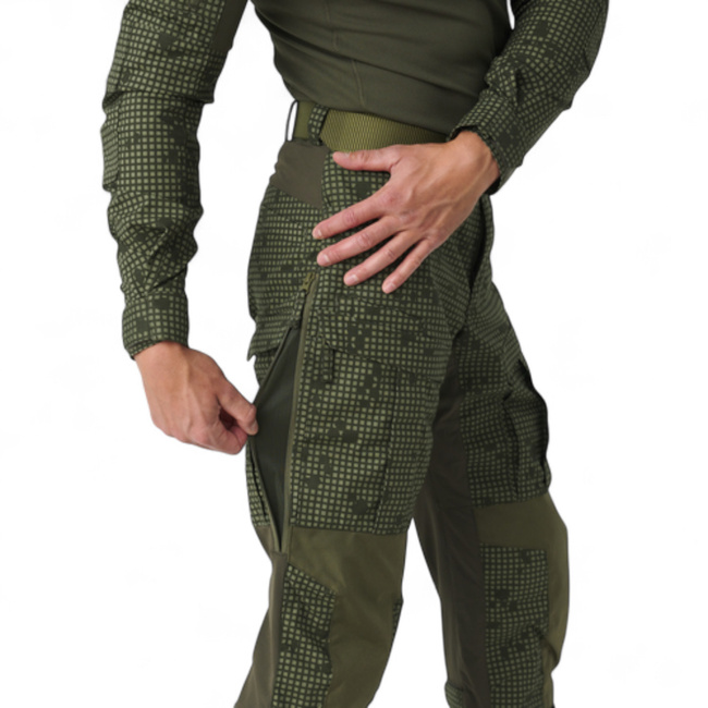 Pantaloni tactici MCDU - PolyCotton Stretch Ripstop - Desert Night Camo / Olive Green