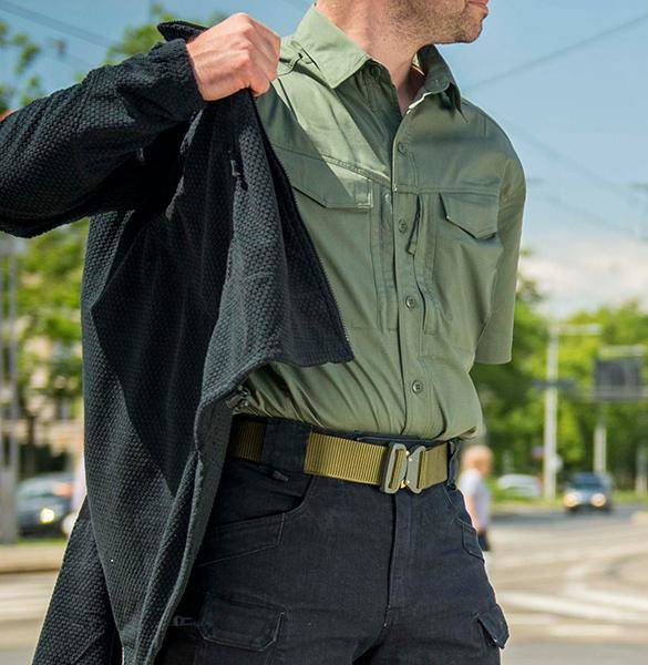 TACTICAL BELT - COBRA® FC45 - AUSTRIALPIN® BUCKLE - 45 MM - Helikon-Tex® - OLIVE GREEN