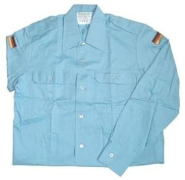 CAMASA MARINA GERMANA - MANECA LUNGA - ALBASTRU - SURPLUS MILITAR - UZATA