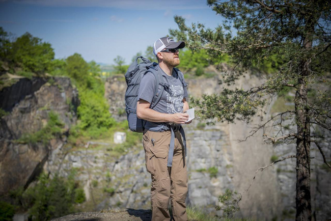 OUTDOOR TACTICAL PANTS - OTP - VERSASTRETCH - Helikon-Tex - CRIMSON SKY/BLACK