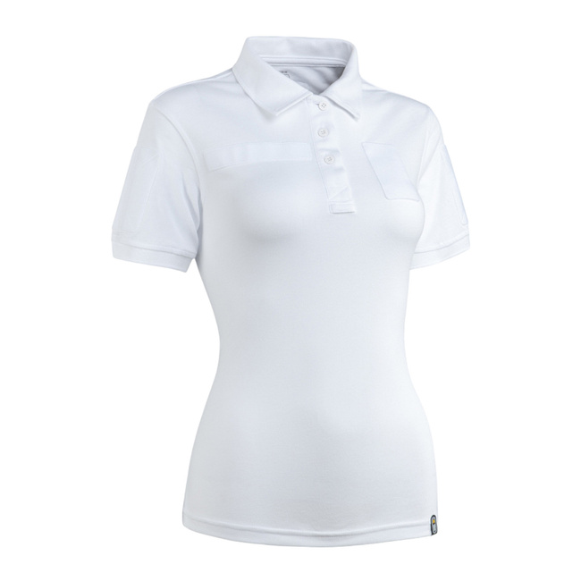 WOMEN'S TACTICAL POLO T-SHIRT - POLO-SHIRT 65/35 LADY - WHITE - M-TAC