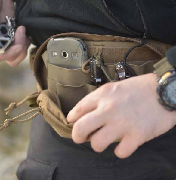 BANDICOOT WAIST PACK® - CORDURA® - Helikon-Tex® - LAVA RED/BLACK