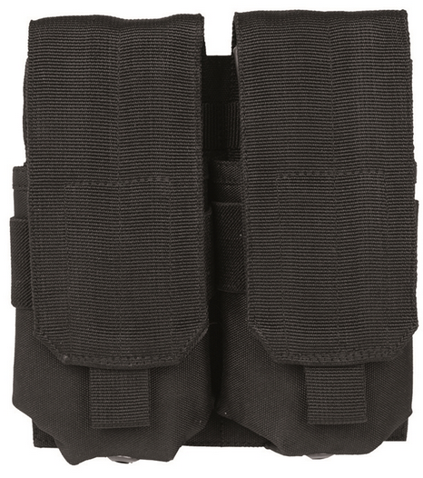 POUCH DUBLU PENTRU INCARCATOARE - M4/M16 - Mil-tec - NEGRU