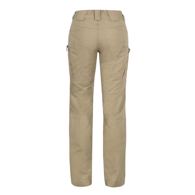 WOMEN'S URBAN TACTICAL PANTS -  UTP Resized  - POLYCOTTON RIPSTOP - Helikon-Tex - KHAKI - LENGTH 30 inch