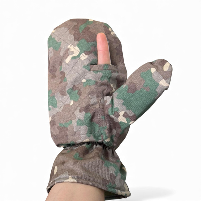 Two-Finger Winter Gloves - Romanian Land Forces / Armed Forces - Combat Model - Like New