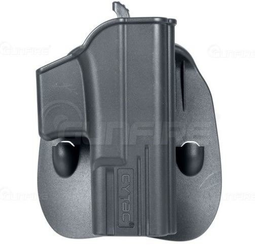 Toc pistol T-ThumbSmart Holster with Paddle for GLOCK 19, 23, 32 – Black