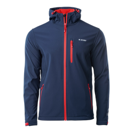 JACHETA SOFTSHELL CAEN PENTRU BARBATI - ALBASTRU NAVY/PORTOCALIU//ROSU - MAGNUM