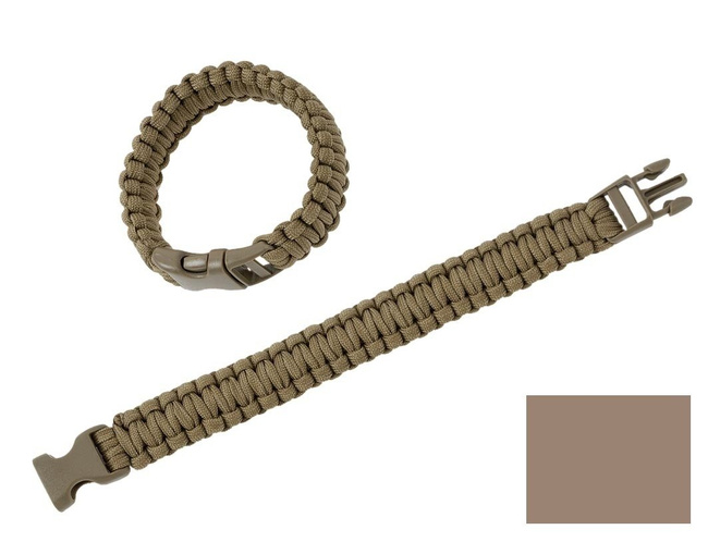 BRATARA SURVIVAL PARACORD - Coyote