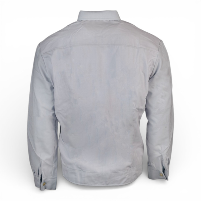 Camasa de serviciu cu doua buzunare si maneca lunga - Surplus Militar Marina Germana de Est - Volksmarine der NVA - Albastra - Ca Noua