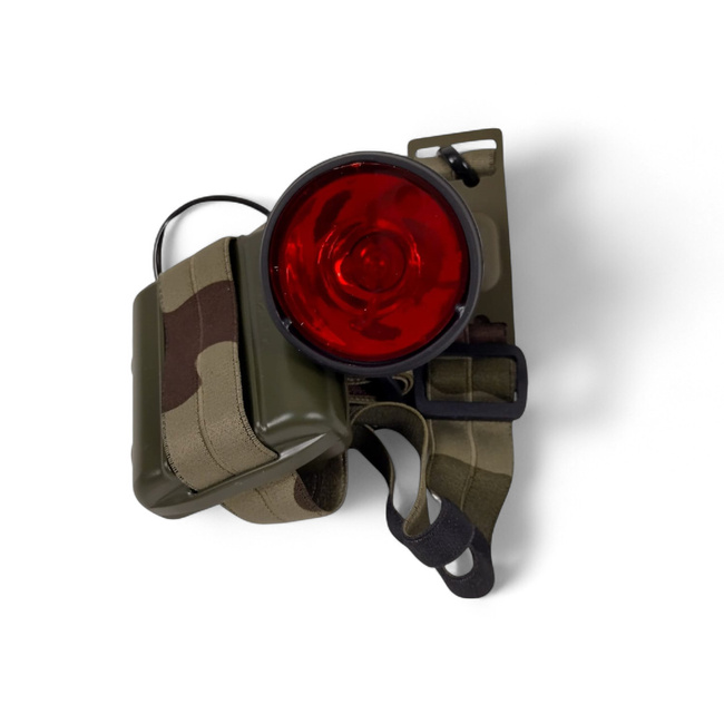 LAGO Headlamp - French Army Military Surplus - Olive Green/CCE Camo - Like New