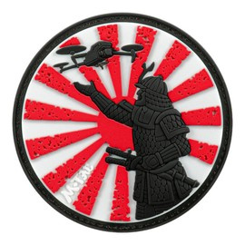 PATCH THE WAY OF THE SAMURAI PVC - ROSU/NEGRU - M-TAC