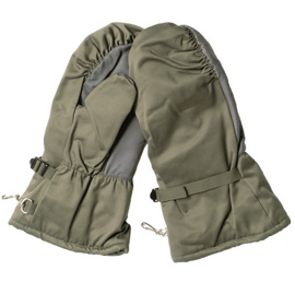 German OD Lined Mittens Used