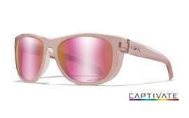 Ochelari - Wileyx - WEEKENDER - Captivate Rose Gold Crystal Blush Frame