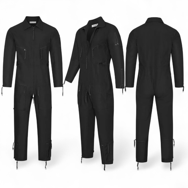 German flight coverall - Black - Mil-Tec
