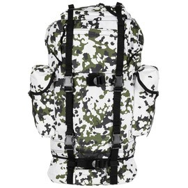 RUCSAC COMBAT BW - TIJĂ DE ALUMINIU - 65 L - MFH® - CAMUFLAJ ZĂPADĂ
