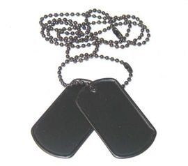 TABLITE TIP DOG TAGS GERMAN SET CHAINS IMPORT