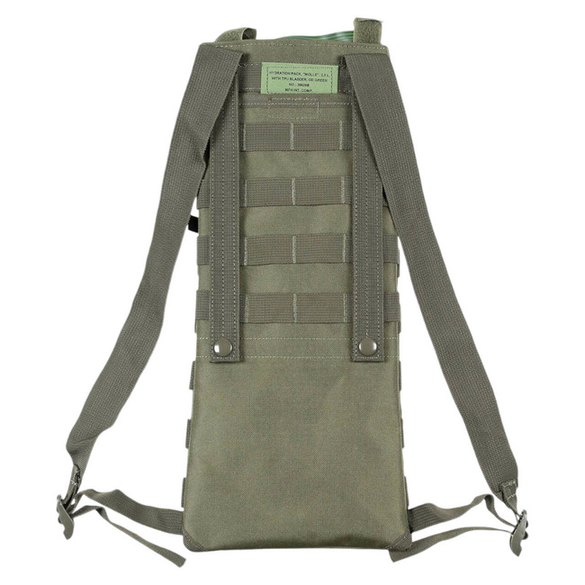 RUCSAC DE HIDRATARE CU REZERVOR TPU - SISTEM MOLLE - OLIVE - 2,5 L - MFH