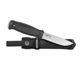 FIXED BLADE KNIFE - GARBERG MULTI-MOUNT - STAINLESS STEEL - MORAKNIV® - BLACK