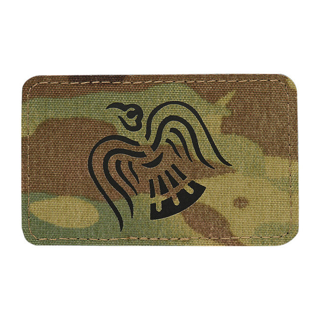 PATCH RAVEN FLAG LASER CUT - MULTICAM/NEGRU - M-TAC