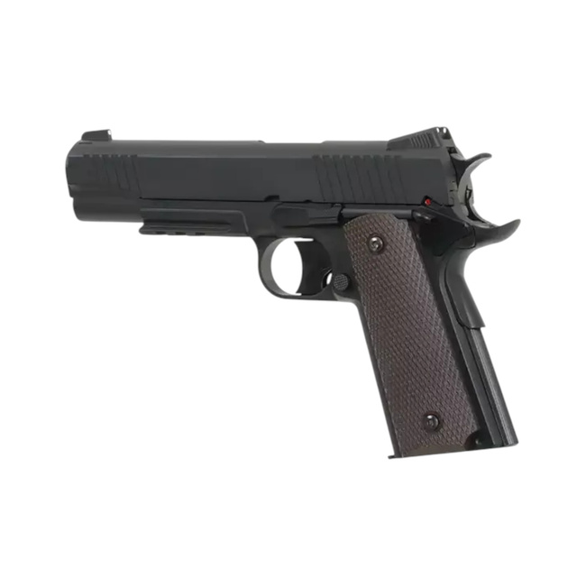 Replica Pistol Airsoft CQBP M45A1 CO2 -  Metal slide - Non-blowback - Negru