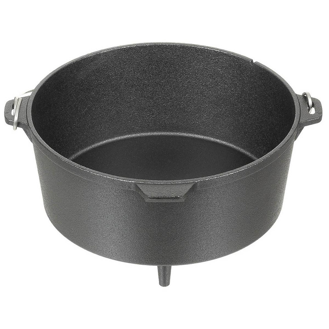 OALĂ DIN FONTĂ - "DUTCH OVEN" - 5.7 L - NEGRU - FOX® Outdoor