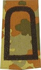 EMBLEMA - GERMAN ARMY FLECKTARN CAMO/BLACK SHOULDER LOOPS ´STABSUNTEROFFIZIER´
