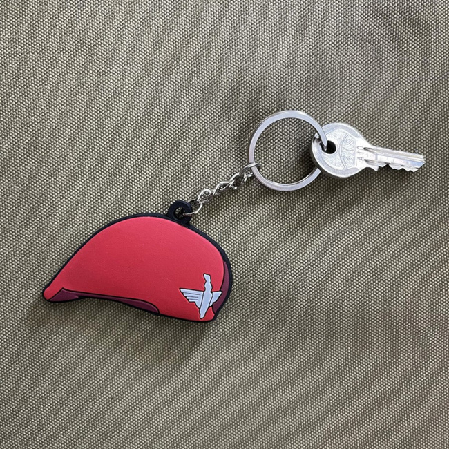 3D PVC KEYCHAIN - 1ST AIRBORNE BERET