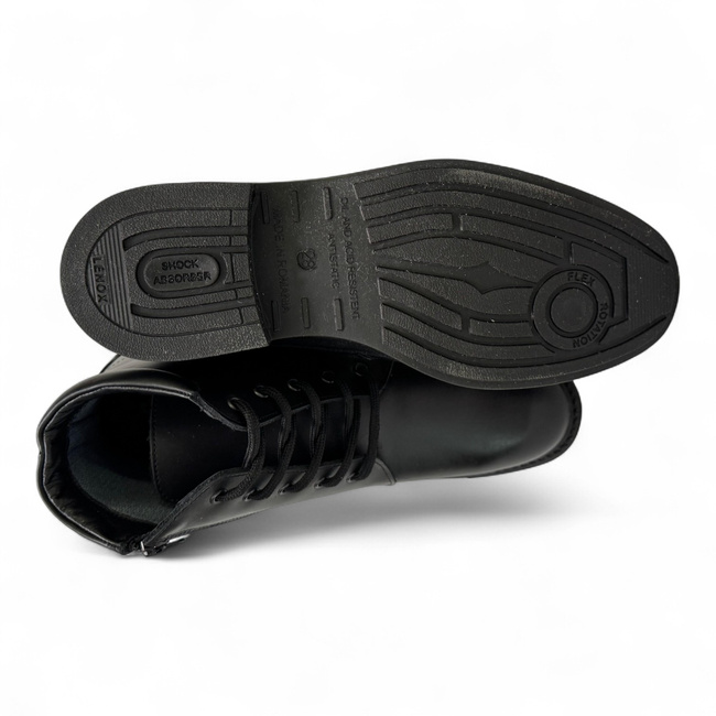 Ghete cu siret destinate cadrelor, studentilor si elevilor - LENOX - Negre