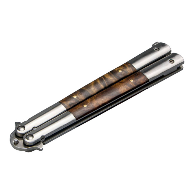 BUTTERFLY KNIFE BALISONG WOOD LARGE - MAGNUM BY BOKER