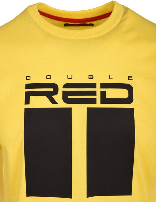 Tricou maneca scurta - Double Red - All Logo galben