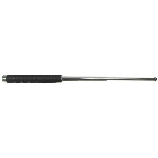 TELESCOPIC METAL BATON - 20.5 CM - 53.5 CM - CHROME - WITH NYLON ETUI - MFH