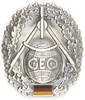 INSIGNA GENUINE GERMAN ARMY METAL BERET BADGE ´TOPOGRAPHIE´