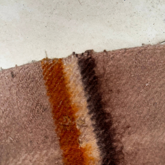 PATURA DE LANA VINTAGE - 140x210 CM - SURPLUS MILITAR ARMATA ROMANA - UZATA