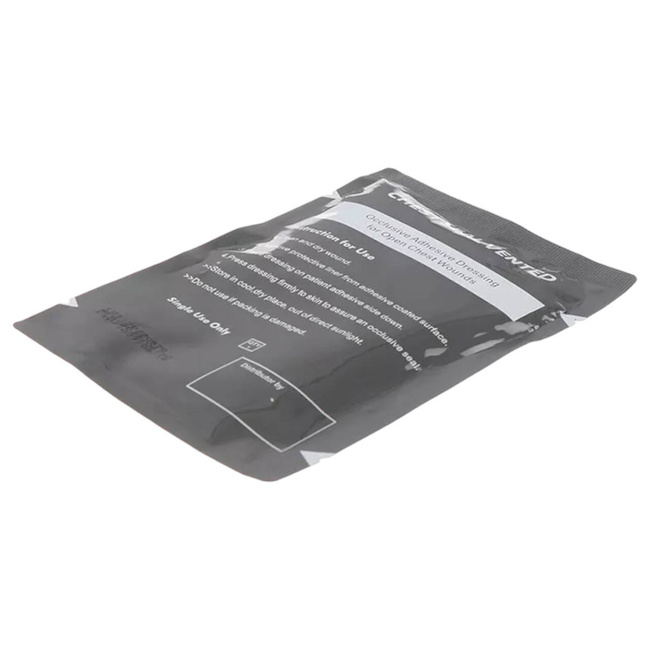 Ventilated chest seal for emergency wound care